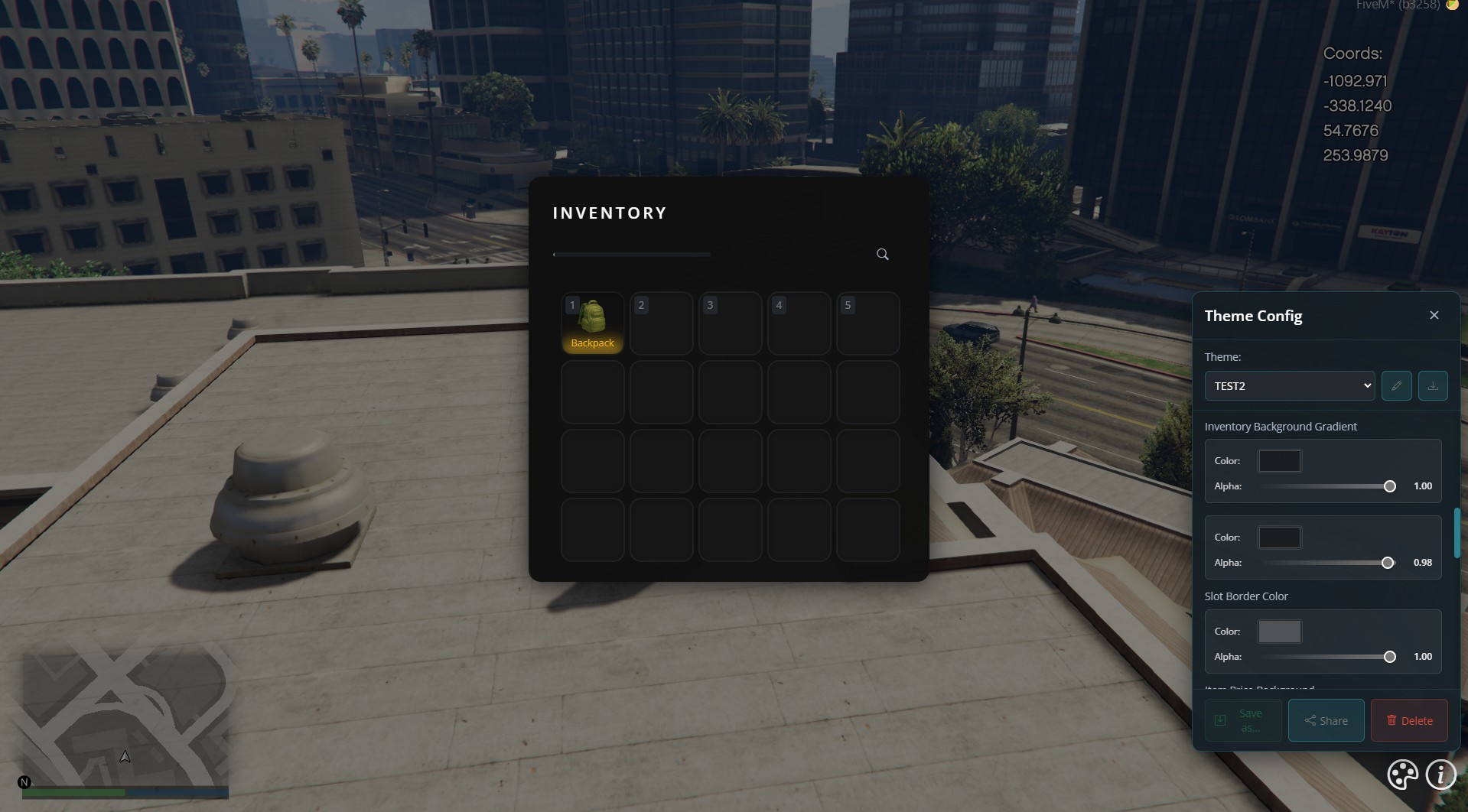 Inventory theme customization 2